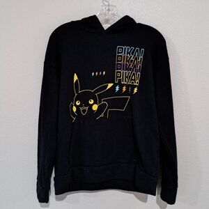 Pokemon Pikachu Hoodie Yellow Black long sleeve youth XXL Old Navy
